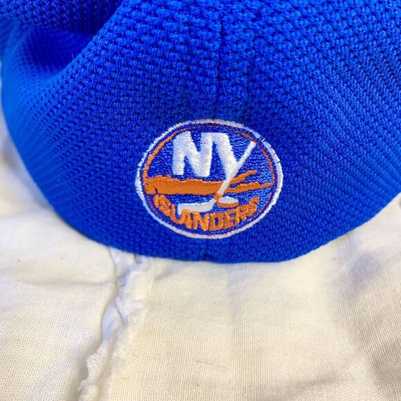 NY Islanders Authentic Zephyr Blue & Orange Hat M/L Fit Licensed NHL "Sample" - Picture 3 of 6